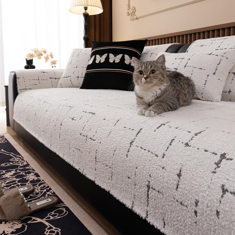 

Чехлы для диванных подушек, чехлы для диванов, нескользящие чехлы для диванных подушек на подлокотники, универсальные чехлы для диванов из белого флиса 90x70