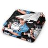 Dispatch Game Character Super Soft Blanket  Boy Girl Plush Throw Blanket Fluffy Home Decor Flannel Bedspread Sofa Bed Cover