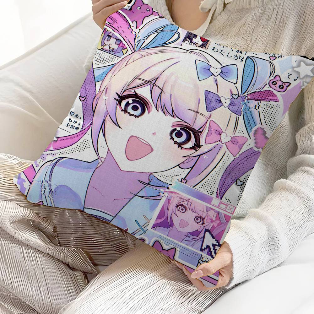 Game NNeedy Streamer Overload Pillow Anime Pillow Sofa Bed Head Pillow Cover Cushion Cover x cm Fashion