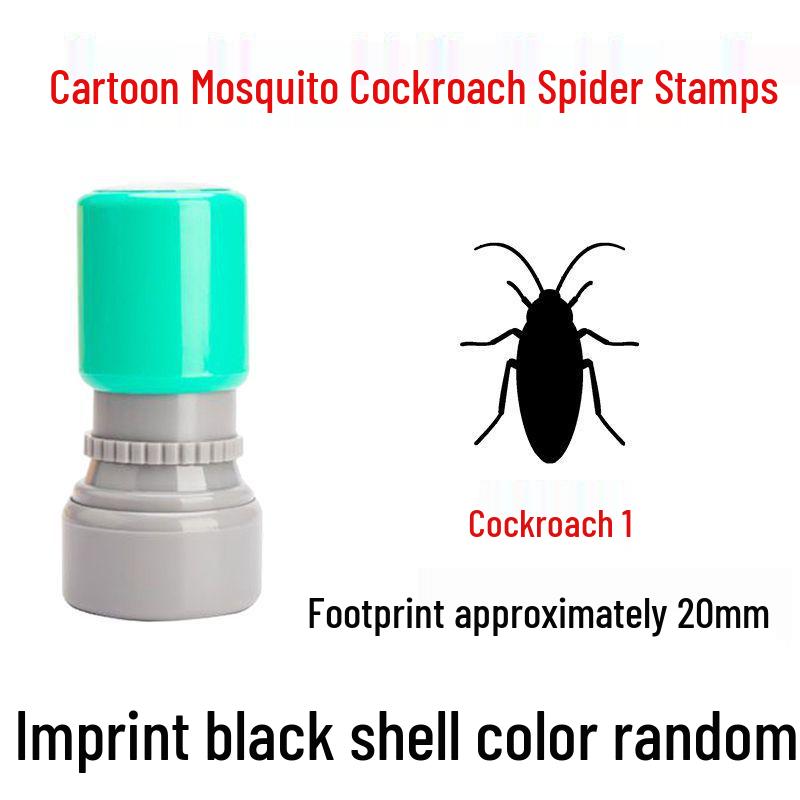 Quirky Mosquito & Spider Prank Photosensitive Stamp Toy