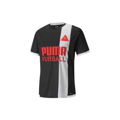 Puma Športové ležérne tričko s krátkym rukávom Unisex topy Čierne 657581-03