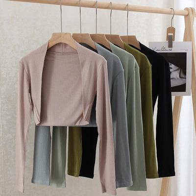 Women's Snowfall Style Cardigan: Lightweight Spring & Autumn Shawl, Cropped Air-Conditioned Jacket, Ballet Dance Camisole.