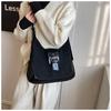 Vintage Matte Bag Women's Fashion Versatile Tote Bag High-end Casual Messenger Bag Underarm Bag