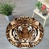 Luksusowy motyw tygrysa wzór okrągły kształt maty podłogowe kuchnia przedpokój dywanik do sypialni sypialnia salon miękki dywan antypoślizgowy dywanik