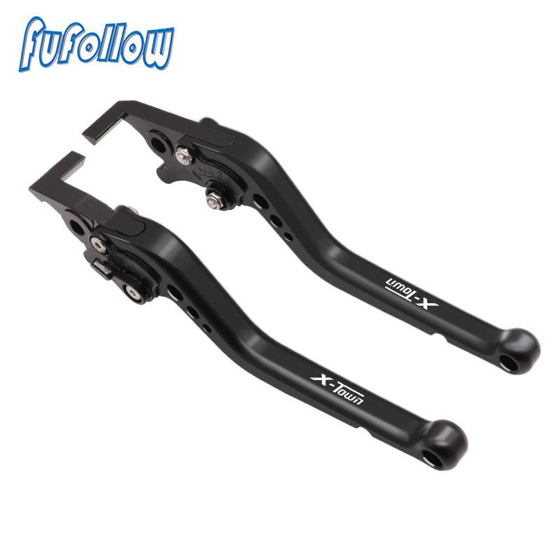 Brakes Levers For KYMCO X-TOWN Xtown 125i 300i X TOWN Motorcycle Accessories CNC Adjustable Brake Clutch Lever With Logo