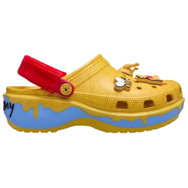 Crocs X Disney Classic Platform Clog Clogs Women's Yellow 211092-90H