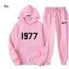 ESSENTIALS 1977 Trendy Fleece Hoodie Set - Unisex Loose Fit Sweatshirt