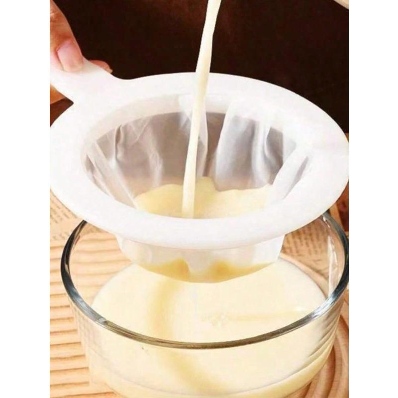 1pc Coffee/Soy Milk Residue Filter Screen, Home Juicer Mesh Strainer, Separation Filter Residue Net School Supplies,Kitchen Accessories