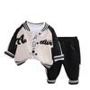 Kids Casual Long-Sleeve Set, Comfortable Daily Wear Outfits
