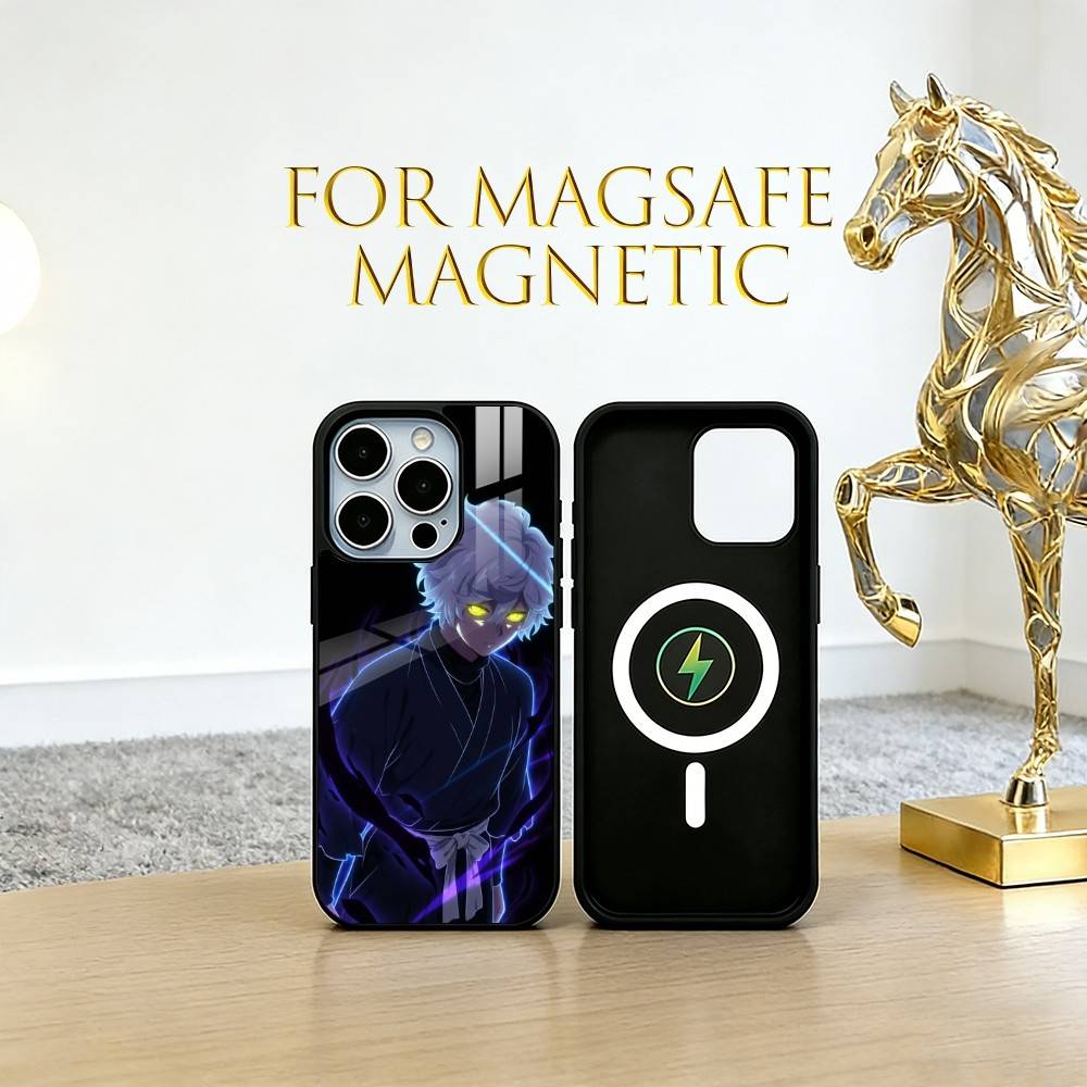 Gabimaru Phone Case For iPhone17,16,15,14,13,12,11 Plus,Pro Magnetic with Magsafe Wireless Charging