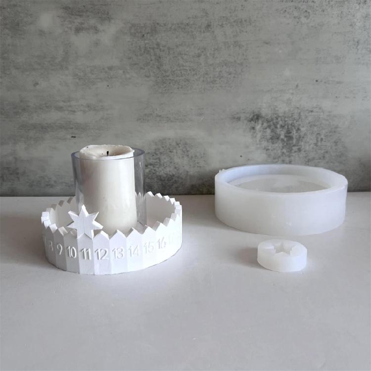 Wiederverwendbare Silikon-Backform Hitzebeständige runde Silikonform für Weihnachtsfeier-Desserts und Dekorationen