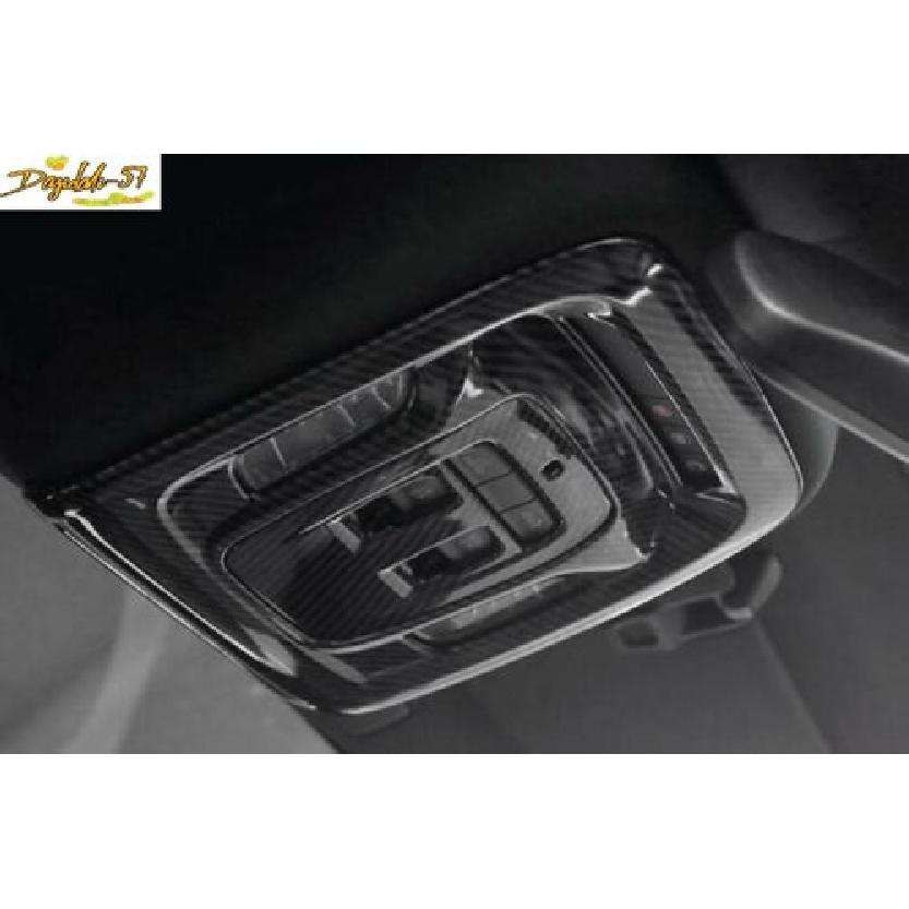 For Cadillac CT4 CT4-V -23 Carbon Fiber Front Reading Light Frame Trim 2X