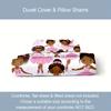 African American Ballerina Pink Duvet Cover Set Bedding Set For Bedroom Dorm Room 1Pc* Duvet Cover + 2Pcs Pillowcase