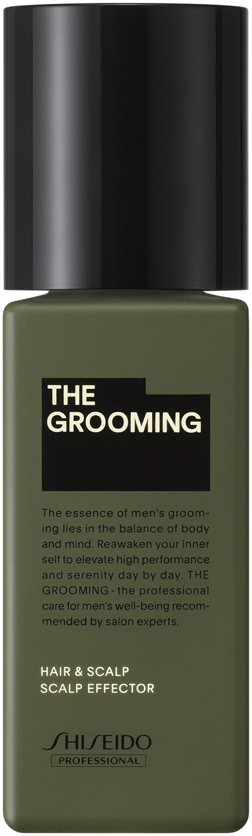 

THE GROOMING Scalp Effector Hair Scalp Care Hair Growth Essence for Hinoki Shiseido Professional Salon Exclusive & Men, Scent, (120ml) чёрный