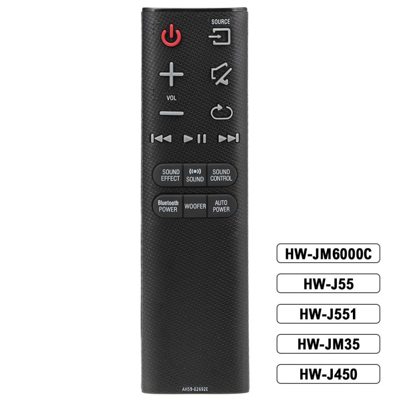 1 Piece For Samsung Ps Wj6000 Hw J355 Hw J450 Bluetooth Audio Sound Bar Wired Subwoofer Ah59-02692E Model Remote Control