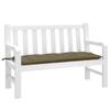 VidaXL Garden Bench Cushion Taupe Mixed 120x50x7 Cm Fabric, Cushion, Bench Cushion, Garden Cushion, Cushion 4002550