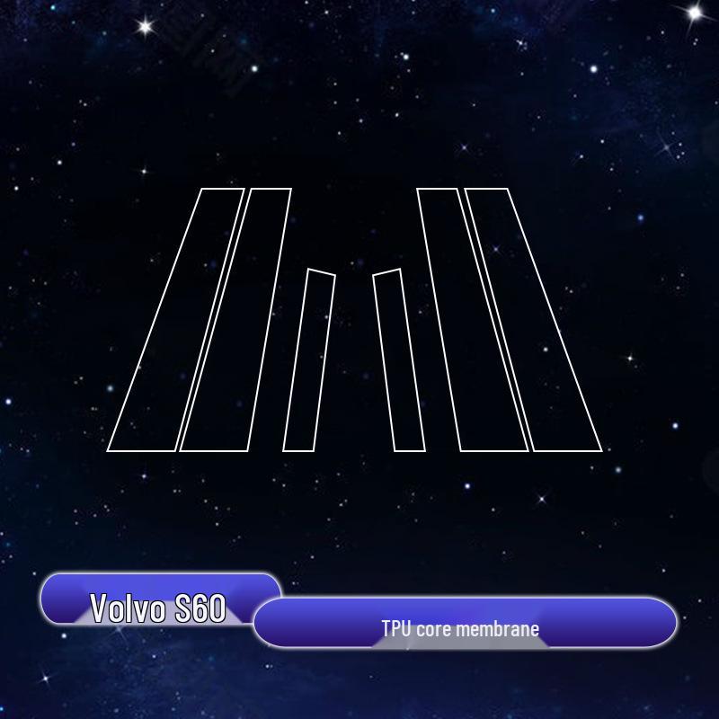 Ochranná fólie na střední sloupek okna Volvo S90/XC60/XC90/S60/V60/XC40