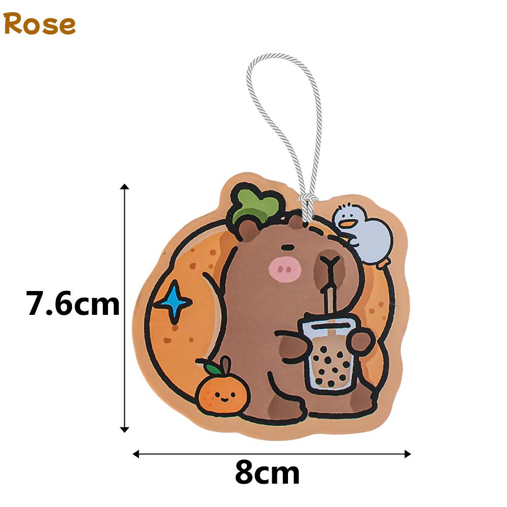 SKapybara Car Perfume Tablets Auto Deodorizer Air Freshener Home Cars Interior Decorative Pendant Automotive Accessories