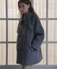 Deheve Wool Double Half Coat [Gray]