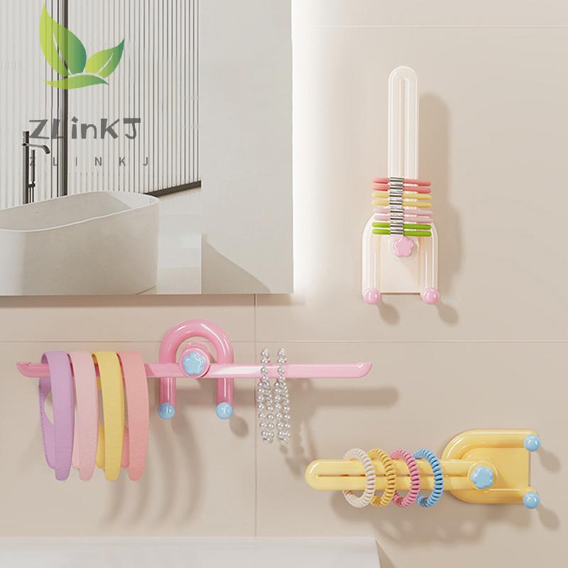 1 Stück Kunststoff Haarband Aufbewahrungshaken L-Form Platzsparend Haargummi Displayhalter Wasserdicht Scrunchies Aufbewahrungsständer Küche