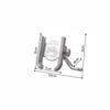 Universal Aluminum Motorcycle & Electric Vehicle Phone Holder - Shockproof, Fits Left/Right Mirrors