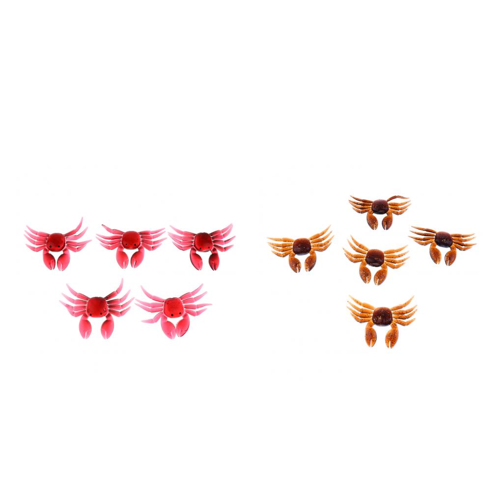 5Pcs Silica Gel Soft Fishing Lure Lures Saltwater Artificial