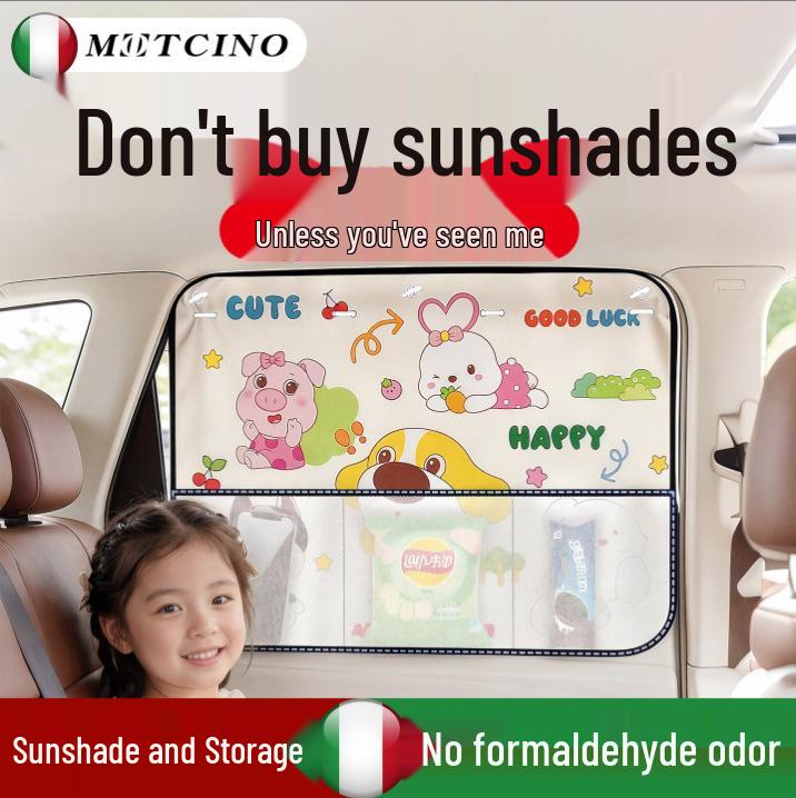Car Sun Shade Privacy Curtain: Heat Insulation & Sun Protection for Side Windows