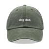 1pc Personality-filled "dog Dad." Printting Baseball Cap for Women,retro Washed  Adjustable Sports Driver Cap for Hiking,Holiday