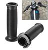 New Motorcycle 7/8" Silicone Handlebar Hand Grips For Cafe Racer Bobber Clubman Custom