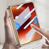 Luxury Plating Clear Plastic Case for Huawei Pura X Max Magnetic Phone Hinge Armor Screen Glass Cover for Huawei Pura X Max Case
