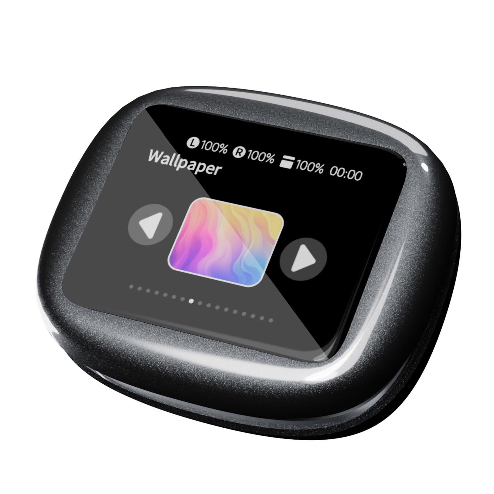 

AI Translation Earbuds, Painless Ear-Hook Earphones, 5.4 Wireless Headphones with Charging Case, Low Latency Gaming Headset, Music/Gami