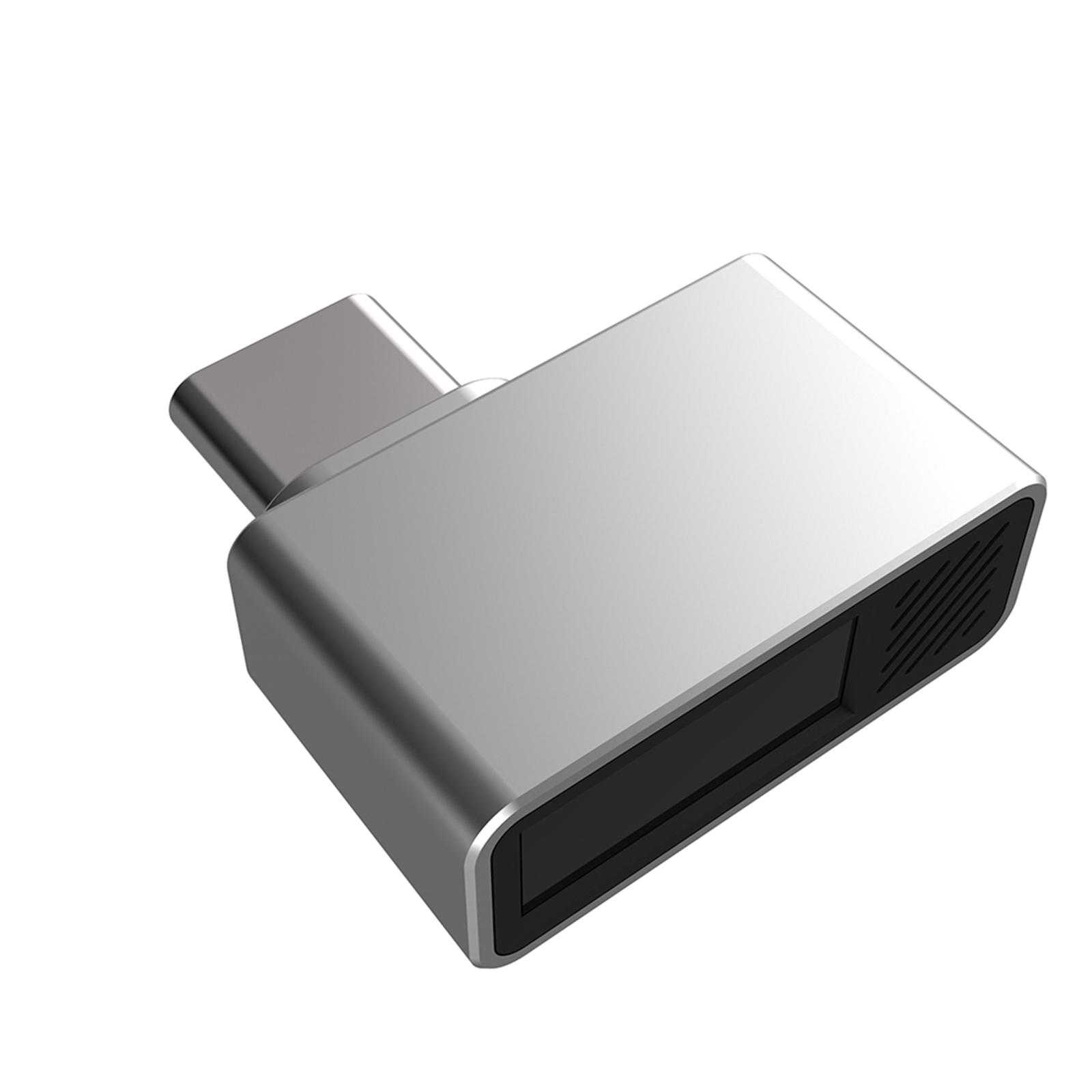 Usb Fingerprint Reader Type C Biometric Scanner Fingerprint Unlock Reader Compatible For Windows Win7/10 silver gray #1