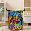 1pc, Game Joystick Laundry Basket Gamepad Laundry Hamper Funny with Handle Foldable Portable Clothes Storage Basket Storage Bag for Laundry Room, Bath