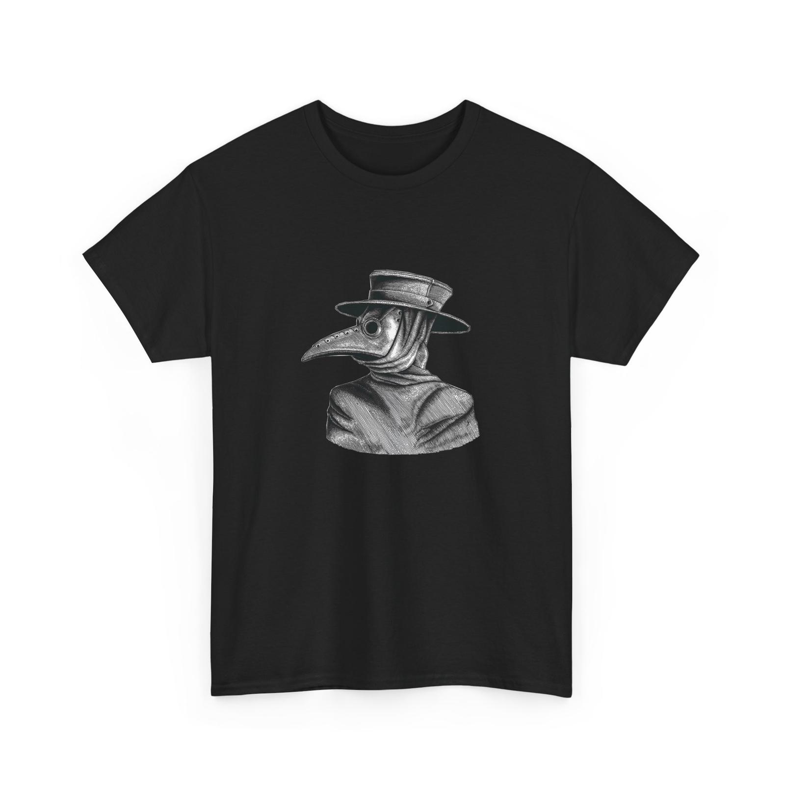 Plague Doctor Tee Vintage Pandemic T-Shirt Black Plague Victorian Tee L