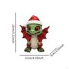 Christmas Mini Figurine Dragon Decor Creative Decoration Party Favors Fillers Table Crafts