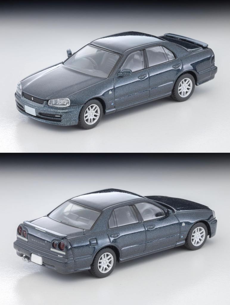 TOMYTEC Tomica Limited Vintage Neo Nissan Skyline Sports Sedan Navy Blue Finished Model 335290 1/64 LV-N170c 4-Door 25GT-X