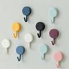 5/10PCS Self Adhesive Wall Hook Strong Without Drilling Coat Bag Bathroom Kitchen Towel Hanger Hooks Home Storage Accessories
