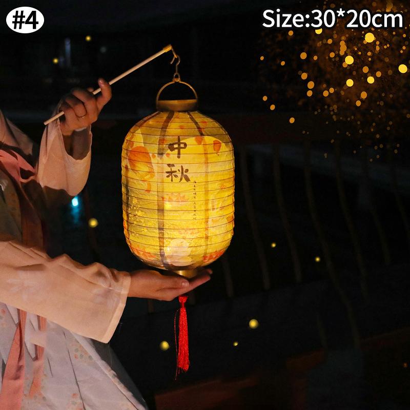 Chinese Mid-Autumn Festival Lantern DIY Material Bag Traditional Festival Lamp Japanese Lantern Wedding Room Decor Kid Toys Gift