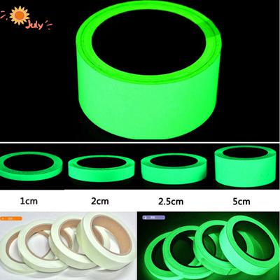 Green Luminous Tape Self Adhesive Glow In The Dark Stickers 3M Stage Decorative Luminous Fluorescent Tape Warning Stickers