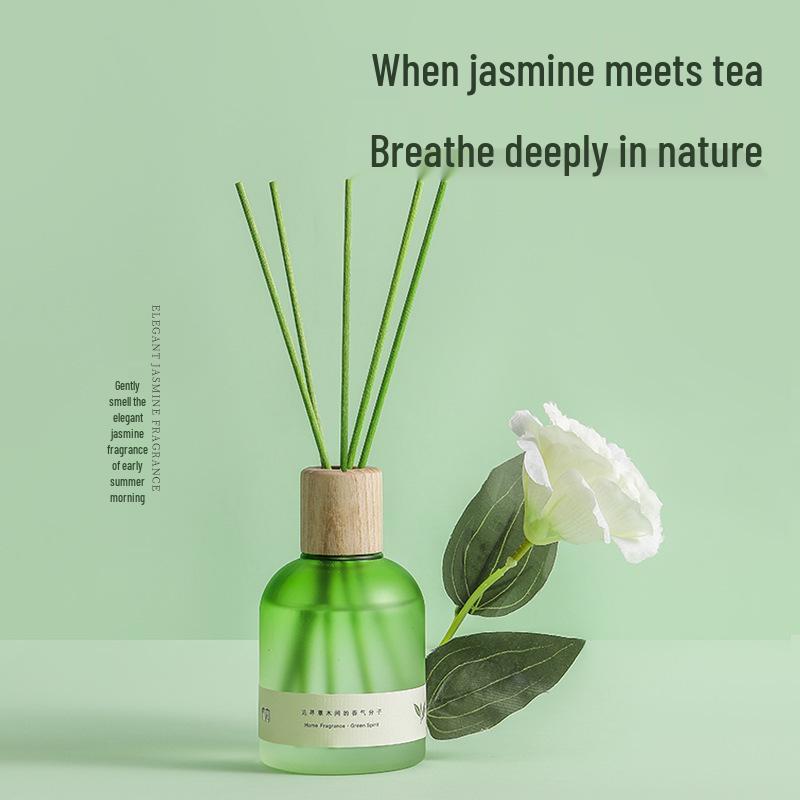 Jasmine Scented Flameless Aroma Diffuser for Home - Long-lasting Air Freshener for Bathroom, Bedroom & Living Room