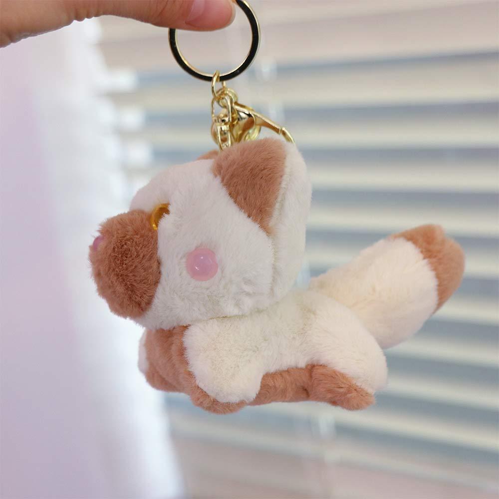 Keychain Dolls Bag Ornaments Plush Pendant Plush Doll Plush Bunny Keyring Plush Dog Keychain