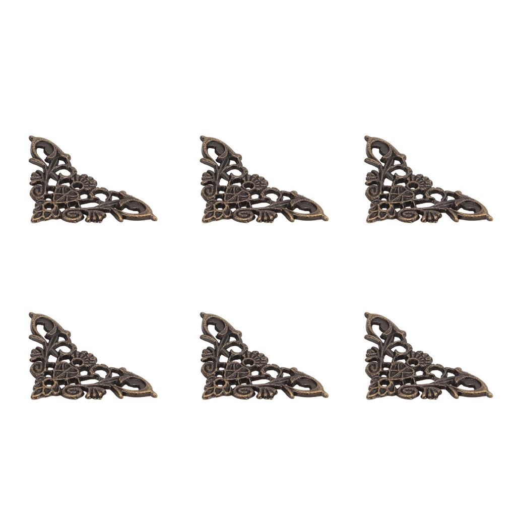 20Pcs Corner Protector Zinc Alloy Classical Retro Elegance Exquisite Comfortable Corner Cabinet