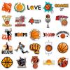 50 Basketball Waterproof Stickers for Notebooks, Planners, Luggage