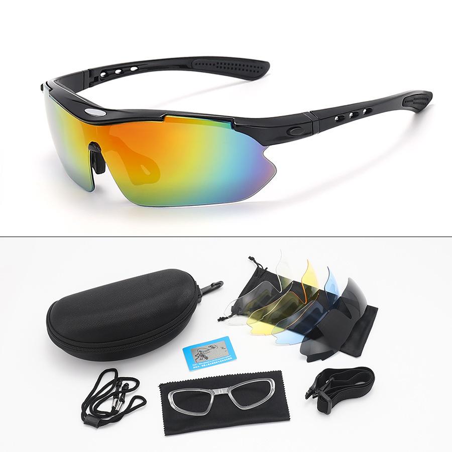 Lunettes de cyclisme, lunettes de protection, lunettes de vélo, sports de plein air, coupe-vent, lunettes de montagne polarisées.