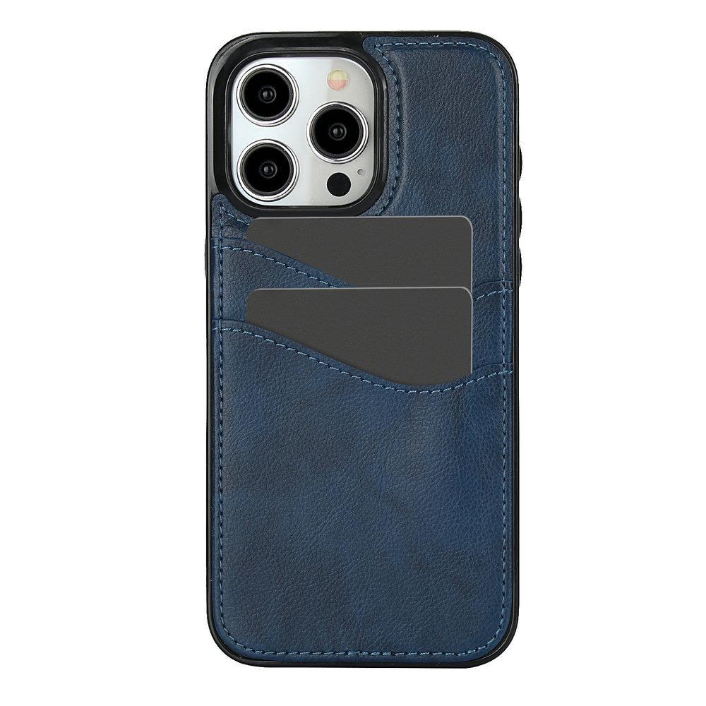 iPhone Leather Card Slot Case: Fits iPhone 16, 17 Pro; Anti-Drop & Sticker Design for iPhones 11 to 15, 12 to 14, and 78 Models.