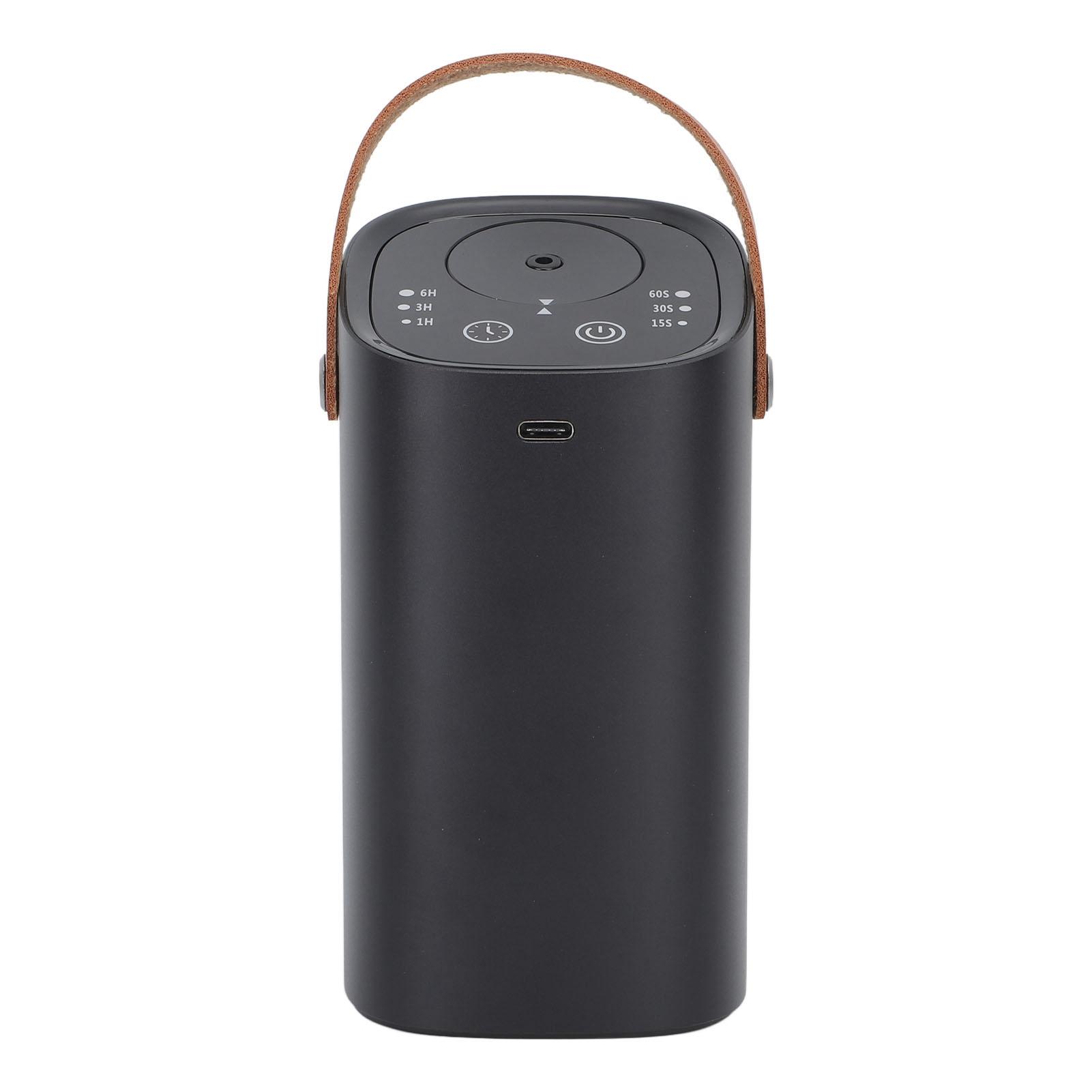 Портативный безводный аромадиффузор Интеллектуальный сенсорный экран Зарядка через USB Автомобильный автоматический аромадиффузор