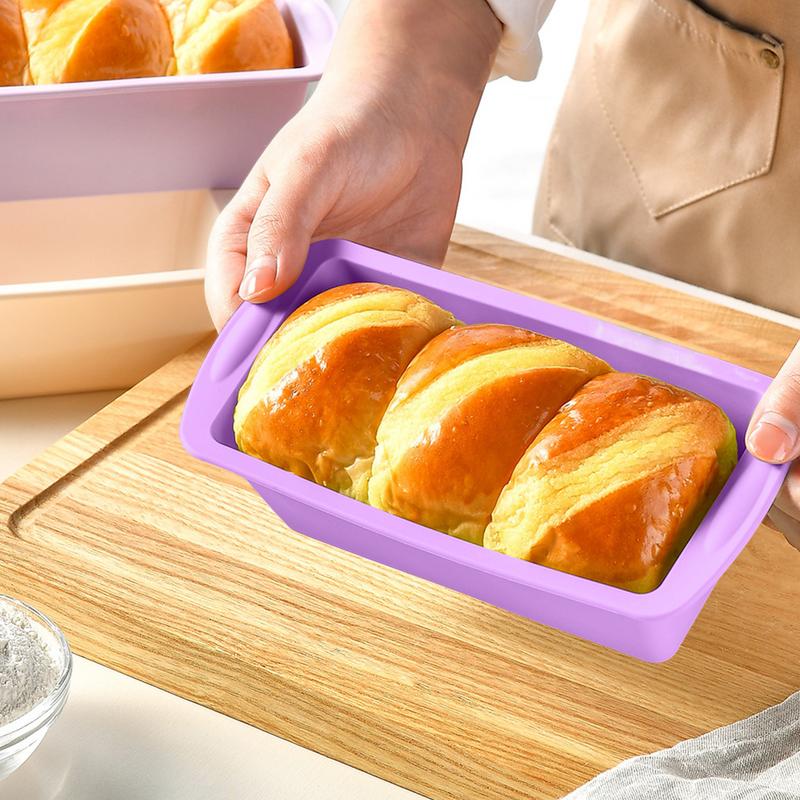 Silicone Toast Mold Non-Stick Cheese Bread Mold Muffin Mold Loaf Mold Cake Mold Easy Release Baking Mold for Breads Cakes