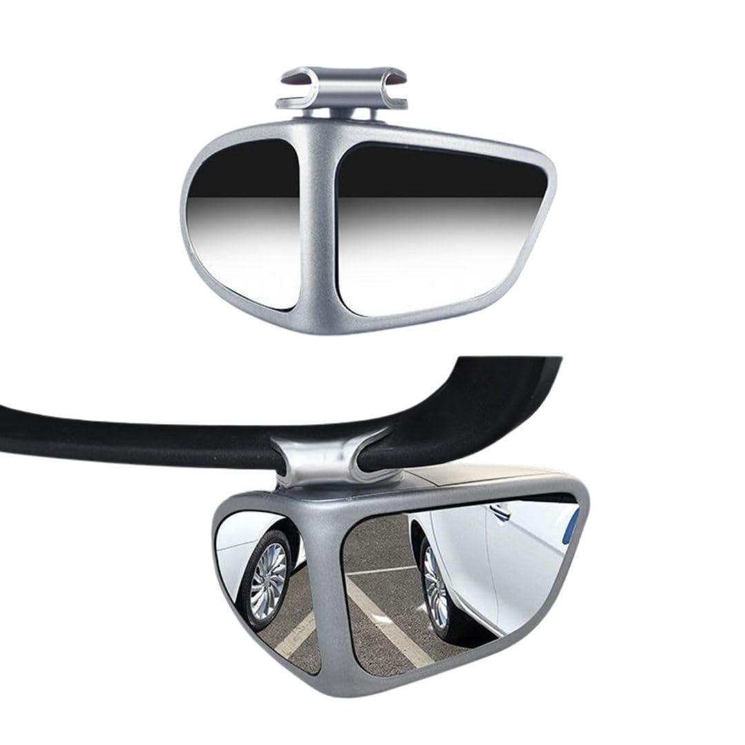 

I m so happy Auxiliary Mirror, Car Side Auxiliary Mirror, Rear Car, Side Mirror, Auxiliary, Blind Area, Accident Prevention (Right, Silver) right серебряный