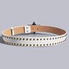 Fashionable Jeans Belt with Buckles All-Matched Design Western Cowgirl Waist Belt Star Rivets Punk Wide Belt Decorations