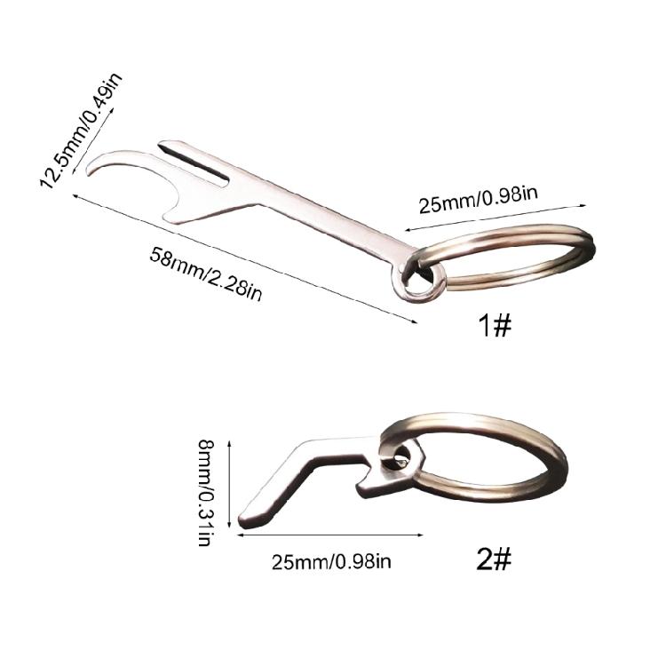 Pocket Bottle Opener Keyring, Bottle Opener Keychain Mini Keyring Bottle Opener